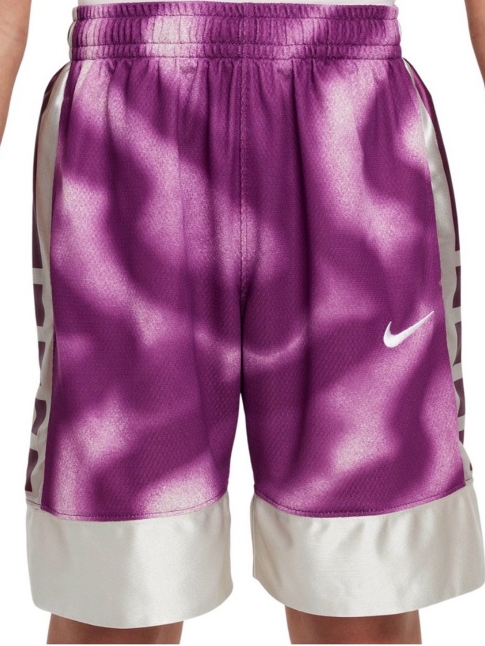 Nike Purple Athletic Shorts with White Trim
